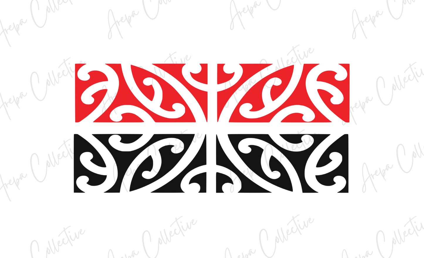 Maori - Red and Black