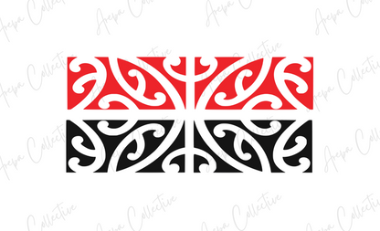 Maori - Red and Black